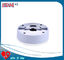 White EDM Machine Parts Ceramic Pinch Roller F406 80D x 25mm dostawca